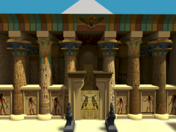 Egyptian Temple 2‚ Giza pyramid ＆ Senet game